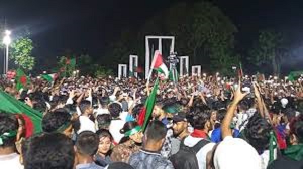  ‘শহীদি মার্চ’ শেষে পাঁচ দফা ঘোষণা দিয়েছে বৈষম্যবিরোধী ছাত্র আন্দোলন